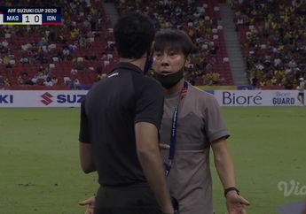 Shin Tae-yong Ngamuk Tak Diberi Penalti, Indonesia Ungguli Malaysia di Babak I