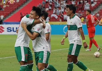 Hasil Timnas Indonesia Vs Singapura - Ikhsan Fandi Selamatkan Tuan Rumah dari Kekalahan 