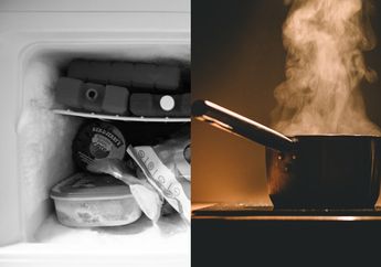 Gak Perlu Pakai Otot sampai Kekerasan! Ternyata Cara ini Ampuh Bikin Kaget dengan Penampakkan Kulkas, Modal Panci dengan Air Panas di Freezer