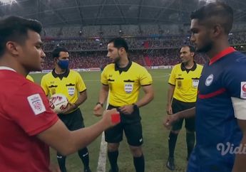 Hasil Babak I - Senyum Shin Tae-yong Buyar, Indonesia Ditahan 1-1 Tapi Unggul Satu Pemain