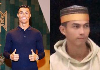 Bak Pinang Dibelah Dua Saat Tersenyum, Marbot Masjid ini Viral karena Tampangnya Mirip Ronaldo