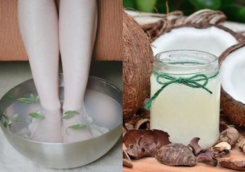 Bikin Sekomplek Girang Karena Khasiatnya, Coba Mulai Sekarang Rendam Kaki di Campuran Air dan Minyak Kelapa, Kenapa?