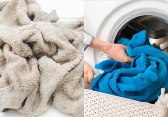 Ngapain Buang-buang Uang untuk Beli Baru? Ternyata Noda Hitam Pada Handuk Bisa Musnah Cuma Pakai 2 Bahan Dapur Ini, Sekali Kucek Auto Kinclong