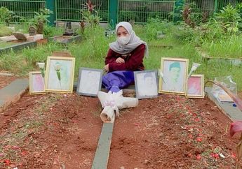 'Maaf Baru Datang' Kondisinya Semakin Membaik, Siska Lorensa Pengasuh Gala Sky Ziarah ke Makam Vanessa Angel dan Bibi Ardiansyah