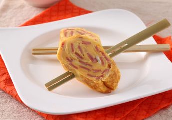Resep Telur Gulung Smoked Beef Keju, Camilan Kilat Namun Rasanya Selangit!