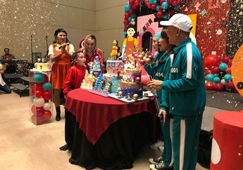 Rayakan Ulang Tahun Bilqis Khumairah Razak Hari Ini, Ayu Ting Ting Gelar Pesta Bertema 'Squid Game'