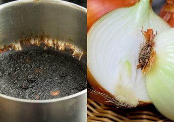 Nggak Perlu Keluar Uang untuk Beli Baru, Cuma Butuh Lima Menit dengan Modal Bawang Bombay, Panci yang Gosong Bisa Kembali Seperti Baru Lagi!