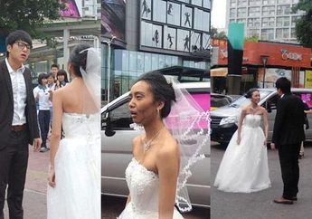 Pakai Makeup Wajah Tua Saat Prewedding Demi Prank Calon Suami, Wanita ini Justru Dapat Perlakuan Begini Sampai Jadi Tontonan