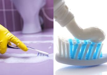 Nggak Pusing Lagi Kalau Kehabisan Cairan Pembersih Saat Tanggal Tua, Membersihkan Kamar Mandi Ternyata Bisa Menggunakan Pasta Gigi Lho!