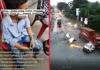 Innalillahi, Mobil yang Ditumpanginya Diseruduk Truk dalam Kecelakaan Maut di Balikpapan, Begini Nasib Bocah Lelaki yang Jadi Korban Selamat, Nyaris Tak Ada Luka!