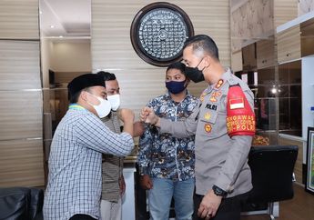 Jaga Kamtibmas, Banser dan PC PMII Bersinergi dan Silaturahmi dengan AKBP Andi Sinjaya