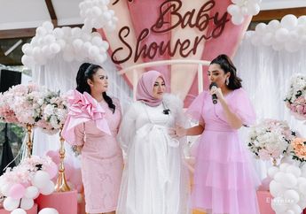 Laksanakan Baby Shower Mewah Jelang Kelahiran Buah Hati, Aurel Hermansyah Tampil Menawan Kenakan Dress Khusus!