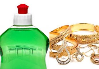 Modalnya Cuma Sabun Cuci Piring, Perhiasan Lama yang Kusam Bakal Kinclong Lagi dengan Cara Ini, Emak-emak Pasti Kegirangan Lihat Hasilnya!