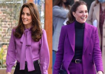 5 Penampilan Stunning Kate Middleton Pakai Outfit Ungu yang Sukses Curi Pehatian!