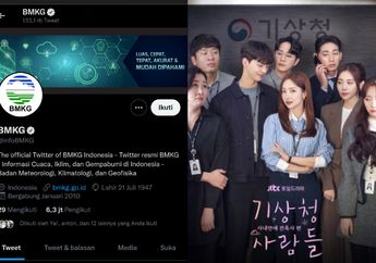'Abis Nonton Drakor, Jadi Belajar Cara Memprediksi Cuaca Itu Ternyata Sulit', Akun Twitter BMKG Mendadak Trending Gegara Drama Korea Ini, Warganet Akui Belajar Banyak Soal Cuaca