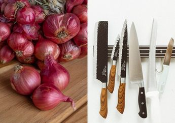 Coba Gosok Bawang Merah Pada Pisau Dapur, Ibu-Ibu Auto Tersenyum Bahagia Lihat Hasilnya!