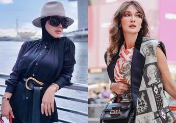 Punya Selera Fashion Mewah dan Berkelas, Intip Adu Gaya Syahrini dan Luna Maya Saat Jalan-jalan di New York!