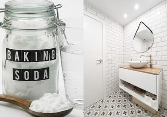 Jangan Buru-buru Renovasi, Lantai Kamar Mandi&nbsp;Kotor Berkerak Bisa&nbsp;Kinclong Cuma Pakai Baking Soda yang Ditinggal Semalaman