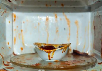 Jangan Buru-buru Dibongkar, Microwave Berkerak Bisa Kinclong Lagi Cuma Pakai Satu Buah Ini, Ibu-ibu Pasti Girang Kalau Tahu