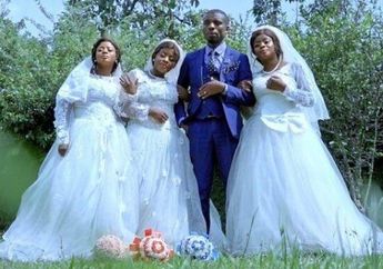 Kepalang Cinta, 3 Wanita Kembar Identik Ini Menikah dengan Pria yang Dikenal Lewat Facebook, Begini Kisahnya!