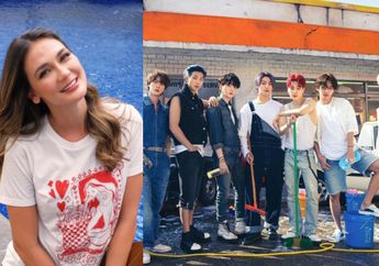 Bak ABG Lagi Kasmaran, Begini Hebohnya Luna Maya Saat Nobar Konser Virtual BTS Bareng Para ARMY, Mantan Ariel NOAH Tak Ragu Beri Julukan Ini Buat Idolanya
