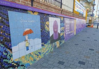 Sah! Pemerintah Daegu Resmi Memperpanjang Mural Panorama V BTS yang Dipajang di Tembok Mantan Sekolah Dasar sang Idol