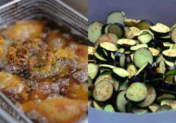 Ibu-Ibu Pasti Senang Bisa Hemat, Mulai Sekarang Goreng Terong Pakai Cara ini, Dijamin Tidak Akan Banyak Menyerap Minyak!