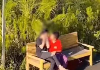 Sepasang Bocil Kepergok Lakukan Hal Tak Senonoh Saat Ramadan, Asik Ciuman Sampai Pegang-pegang, Netizen : Cinta Tak Selamanya Indah, Dek!