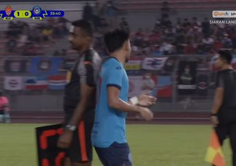 Saddil Ramdani Buat Gestur Bertanya pada Ong Kim Swee, Mengapa Diganti di Menit 40 Meski Tak Ada Cedera?