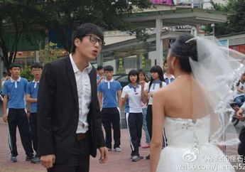 Nekat Malah Berdandan Begini Saat Pemotretan Pre-wedding, Calon Pengantin Wanita Ini Ditinggalkan Tunangannya, Nangis Kejer di Tempat Umum