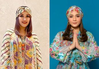 Adu Gaya Ayu Ting Ting dan Nagita Slavina Pakai Baju Lebaran Bahan Lace yang Elegan