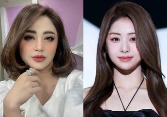 'Ya Ampun, Dia Sangat Cantik', Akhirnya Tanggapi Kemiripannya dengan Dewi Perssik, Yunjin LE SSERAFIM Malah Takjub Melihat Wajah sang Biduan