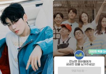 Pertama Kalinya Pasca Hengkang dari Master In The House, Cha Eun Woo Bakal Comeback di Variety Show Running Man, Cek Jadwalnya di Sini!