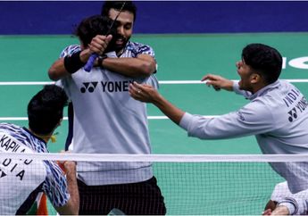 Kalahkan Indonesia Secara Telak dengan Skor 3-0, India Berhasil Bawa Pulang Piala Thomas Cup 2022, Jonatan Christie sang Pemain Penentu Cuma bisa Senyum Kecut