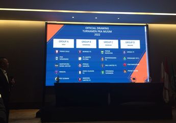 BREAKING NEWS - Hasil Drawing Turnamen Pramusim 2022, Bali United dan PSM Terancam Bentrok Piala AFC