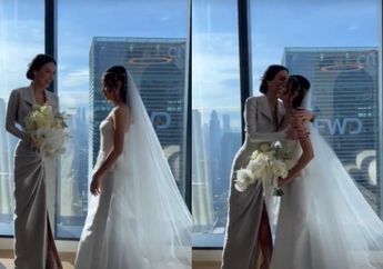 Eva Celia Menikah, Model Gaun Pengantinnya yang Unik dan Seksi Jadi Sorotan