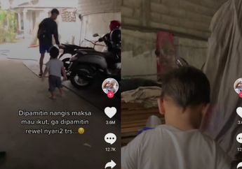 'Bismillah Abangnya', Tingkah Bocah Lelaki Ini Bikin Haru Gegara Tak Mau Jauh dari Kakaknya, Netizen Malah Salah Fokus pada Paras Tampan sang Kakak yang Disebut Mirip Seleb TikTok Ini