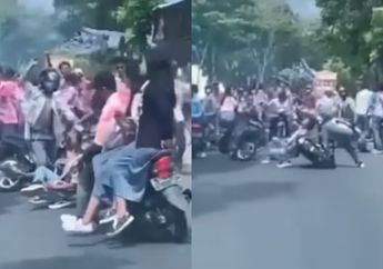 'Otaknya Ketinggalan di Zoom' Konvoi Kelulusan sampai Blokade Jalan Raya, Rombongan Siswa SMK di Garut Ini Resahkan Pengguna Jalan hingga Bikin Netizen Emosi