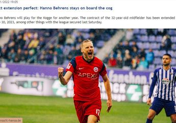 BREAKING NEWS - Hanno Behrens Gabung Persija, Gelandang Hansa Rostock Direkrut Senilai Rp3,1 Miliar