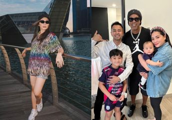 Sultan Andara Langsung Kalah Set, Artis Cantik Istri Pengusaha Tajir Ini Nyengir Bisa Boyong Ronaldinho ke Lapangan Sepak Bola Miliknya: Menyambut Sang Legenda