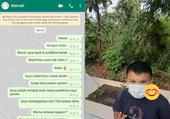 Bikin Mewek Berjamaah! Viral Kisah Anak Laki-Laki Kirim Pesan ke Mama yang Sudah Meninggal, Pinjam Ponsel sang Kakak untuk Bagikan Kabar Bahagia Ini