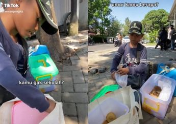 Pilu Kisah Bocah Penjual Donat Rela Putus Sekolah Demi Bantu sang Ibu, Sering Diledek karena Tak Punya Ayah, Netizen: Pasti Bakal Jadi Orang Hebat
