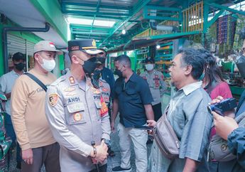 Jelang Idul Adha, Kapolres Bersama Disperindag Lakukan Sidak Pasar Tradisional dan Distributor Minyak Curah