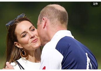 Beri Semangat kepada Pangeran William, Penampilan Manis Kate Middleton Curi Perhatian!