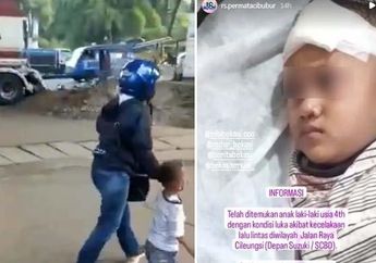 Kecelakaan Cibubur Menelan Korban, Anak 4 Tahun Berhasil Diselamatkan Wanita yang Mengenakan Helm, sang Bocah Menangis Bingung Cari Ibunya