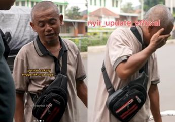 Kisah Pilu Pak Suhaimi, Jalan Kaki Jualan Ember Demi Sesuap Nasi, Tangisnya Pecah Ngaku Dagangan Sering Tak Laku sampai Minum Air Masjid