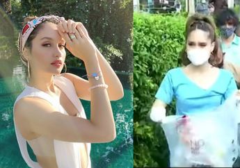 Pilih Punguti Sampah Ketimbang Lenggak-lenggok di Citayam Fashion Week, Aksi Mulia Cinta Laura yang Ajak Para ABG Bebersih Ini Panen Pujian Netizen: Ini Baru Artis Beneran!