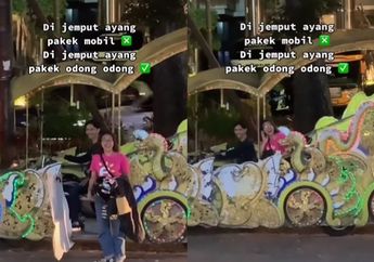 Bukan Mobil Mewah, Viral Seorang Pria Jemput Pacarnya Pakai Odong-Odong Lengkap dengan Lampu Kerlap-Kerlip dan Lagu Anak, Netizen: Seperti Ratu di Kerajaan