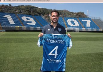 Cesc Fabregas Ungkap Rasanya Bersaing di Jalur Promosi Serie A Italia Berkat Sokongan Orang Indonesia