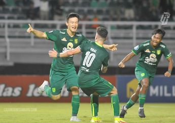 Hasil Liga 1 - Tren Buruk Berlanjut, Persebaya Ditahan Imbang Persik Kediri